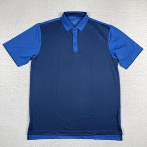 Head Polo Shirt Mens Large Blue Golfer Preppy Casual Workwear Active Tennis